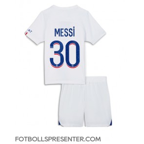 Paris Saint-Germain Lionel Messi #30 Tredje tröja Barn 2022-23 Kortärmad (+ korta byxor)